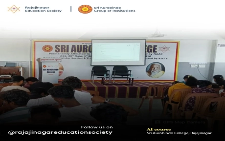 Students studying at a degree college in Bangalore