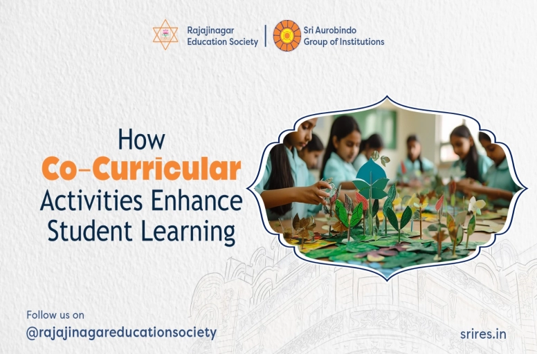 Students engaged in co-curricular activities