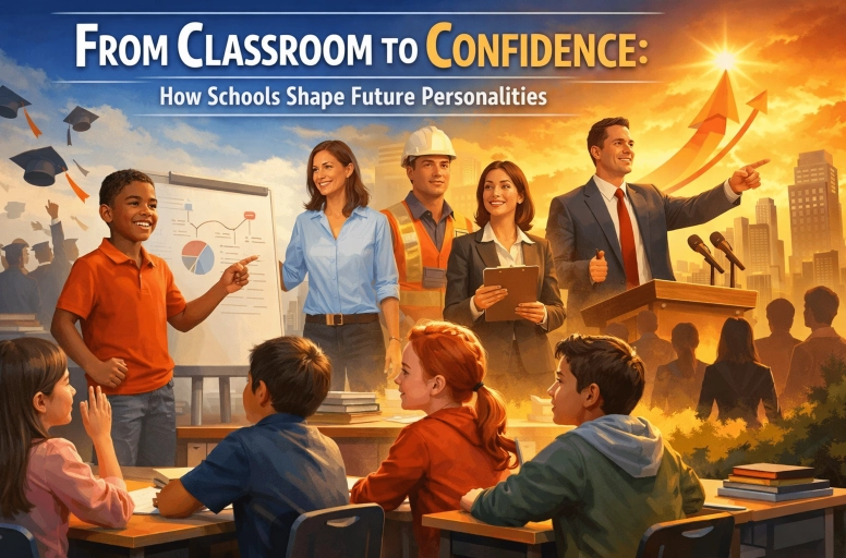 Confident Students Classroom Learning